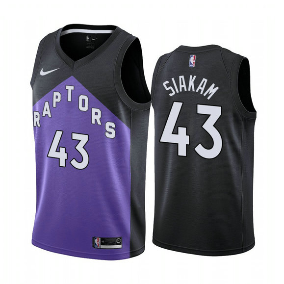 Toronto Raptors #43 Pascal Siakam Purple NBA Swingman 2020-21 Earned Edition Jersey