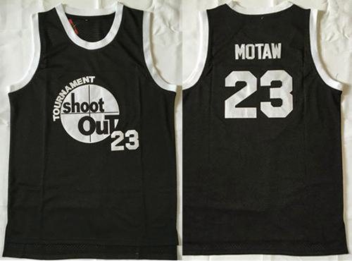 Tournament Shoot Out 23 Motaw Black Basketball Jersey
