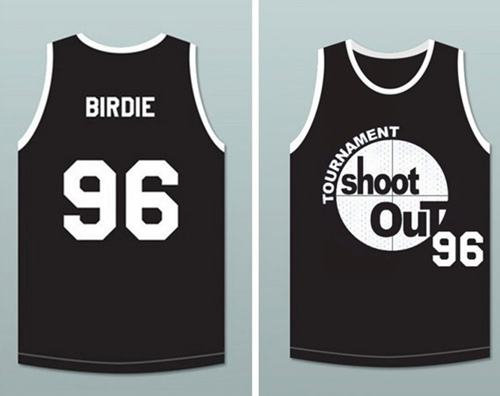 Tournament Shoot Out 96 Birdie Black Basketball Jersey