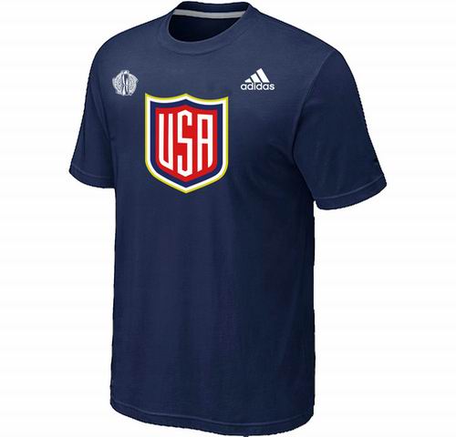 US Hockey  D.Blue 2016 World Cup of Hockey Primary Logo T-Shirt