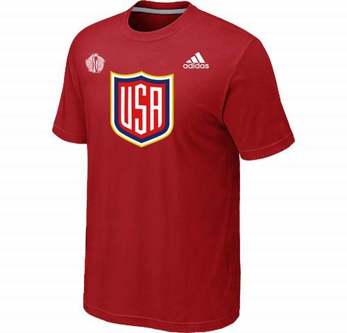 US Hockey Red 2016 World Cup of Hockey Primary Logo T-Shirt