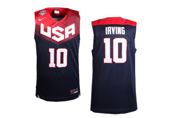 USA Dream Team 10 Irving blue Basketball Jersey