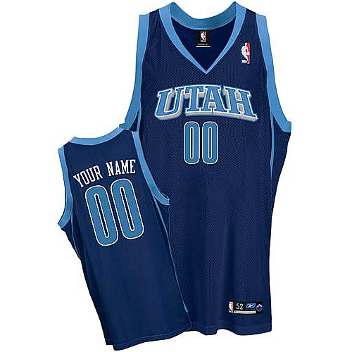 Utah Jazz Personalized custom Blue Jersey (S-3XL)