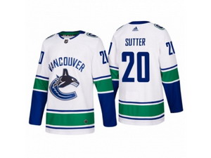 Vancouver Canucks #20 Brandon Sutter 2017-2018 Season Away Jersey