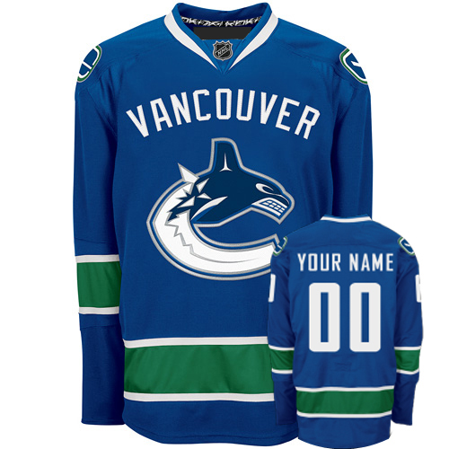 Vancouver Canucks Home Customized Hockey Jersey