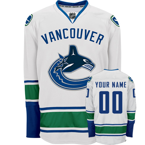 Vancouver Canucks Road Customized Hockey Jersey