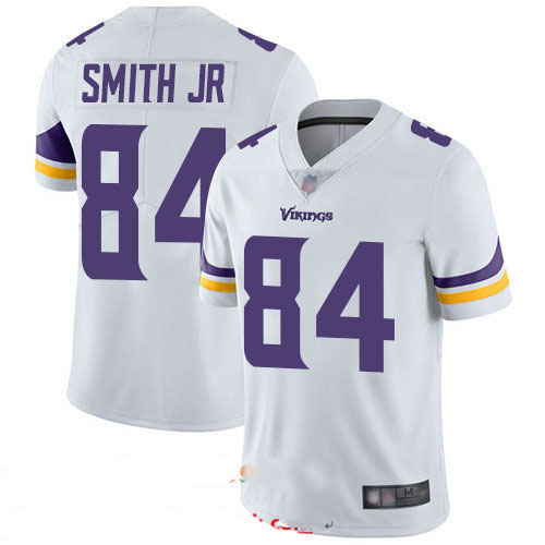 Vikings #84 Irv Smith Jr. White Youth Stitched Football Vapor Untouchable Limited Jersey