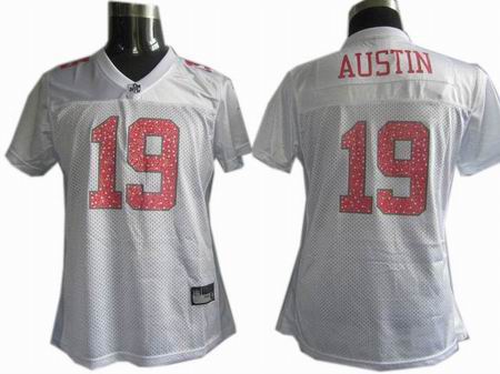 WOMEN Dallas Cowboys #19 Miles Austin jerseys white