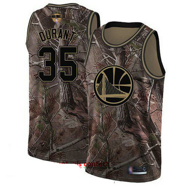 Warriors #35 Kevin Durant Camo 2019 Finals Bound Basketball Swingman Realtree Collection Jersey