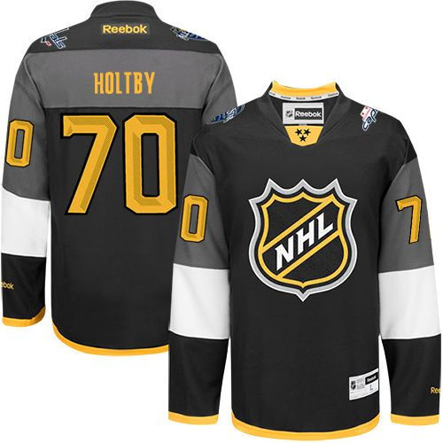 Washington Capitals 70 Braden Holtby Black 2016 All Star NHL Jersey