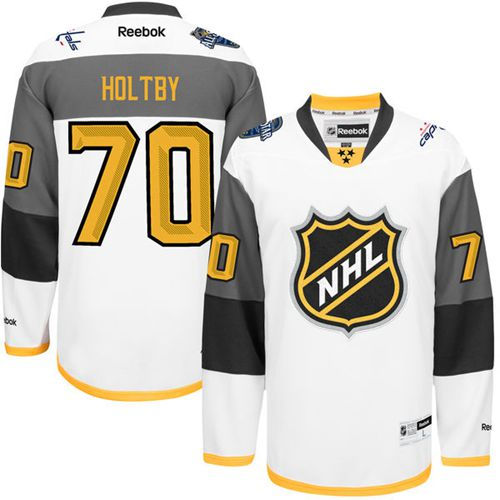 Washington Capitals 70 Braden Holtby White 2016 All Star NHL Jersey