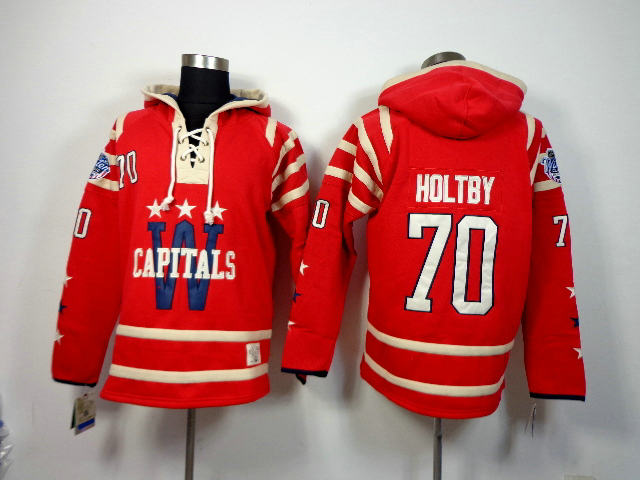 Washington Capitals 70 Holtby red NHL Sawyer Hooded Sweatshirt