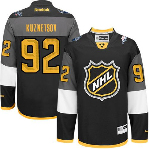 Washington Capitals 92 Evgeny Kuznetsov Black 2016 All Star NHL Jersey