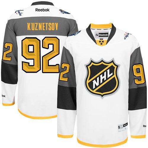 Washington Capitals 92 Evgeny Kuznetsov White 2016 All Star NHL Jersey