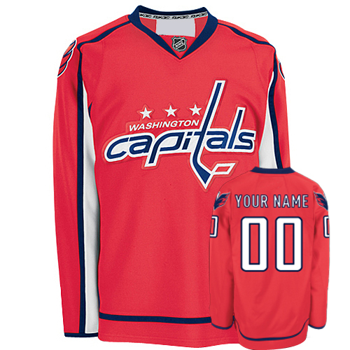 Washington Capitals Home Customized Hockey Jersey