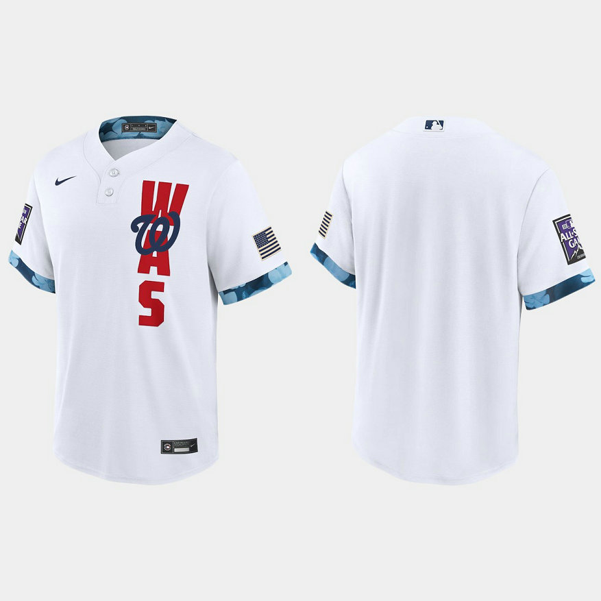 Washington Nationals 2021 Mlb All Star Game Fan's Version White Jersey