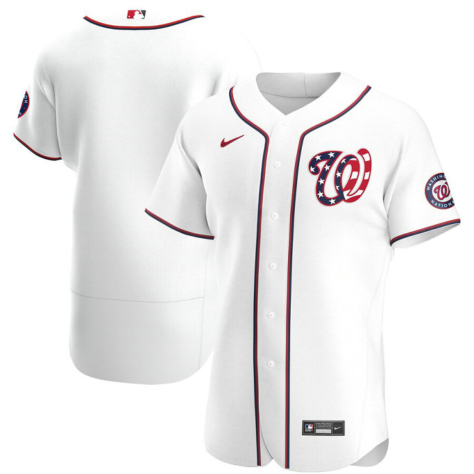 Washington Nationals Men's Nike White Alternate 2020 Authentic MLB Jersey