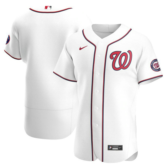 Washington Nationals Men's Nike White Home 2020 Authentic Team MLB Jersey