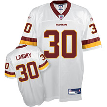 Washington Redskins #30 LaRon Landry white