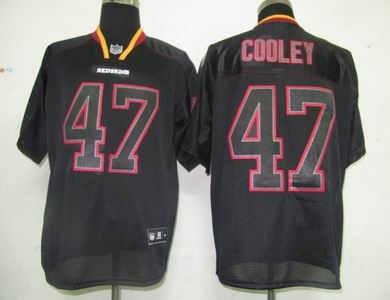 Washington Redskins #47 Chris Cooley Black Field Shadow Premier jerseys