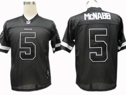 Washington Redskins #5 Donovan McNabb jerseys black