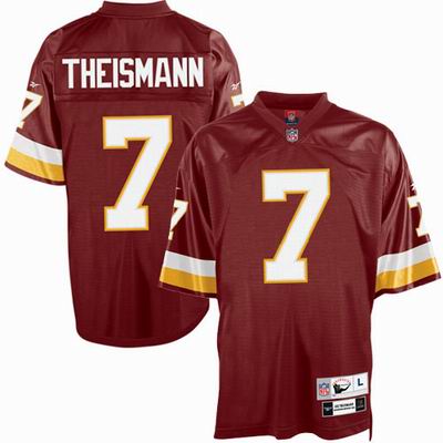 Washington Redskins #7 Joe Theismann Throwback red Jersey