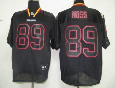 Washington Redskins #89 Santana Moss Black Field Shadow Premier Jerseys