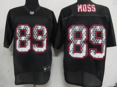 Washington Redskins #89 Santana Moss Black United Sideline Jerseys