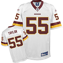 Washington Redskins 55# Jason Taylor white