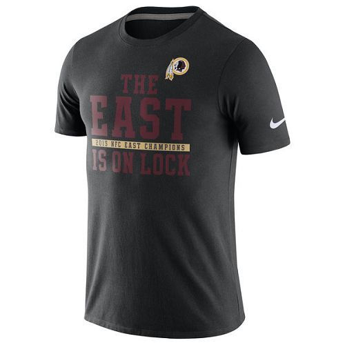 Washington Redskins Nike Black 2015 NFC East Division Champions T-Shirt