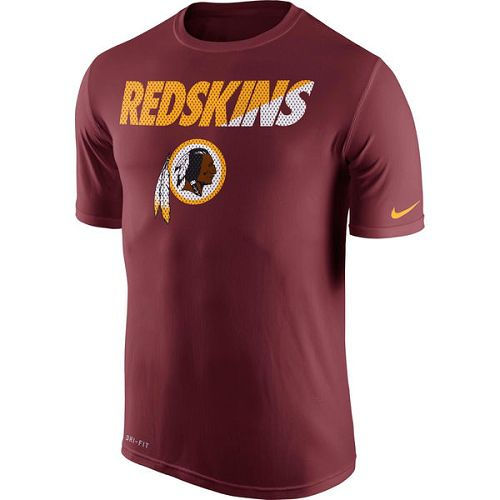 Washington Redskins Nike Burgundy Legend Staff Practice Performance T-Shirt