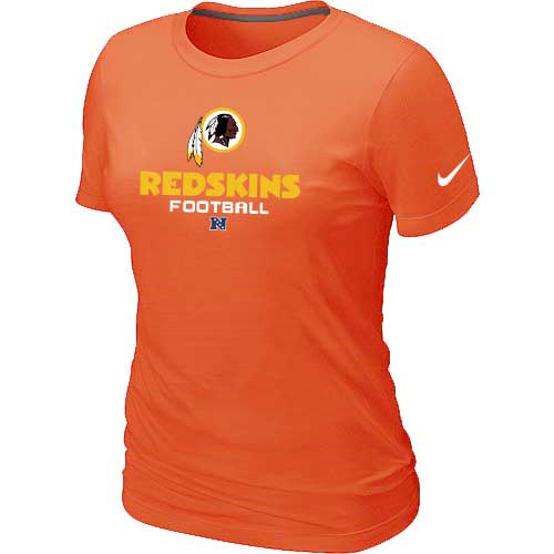 Washington Redskins Orange Women's Critical Victory T-Shirt