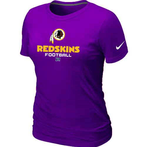 Washington Redskins Purple Women's Critical Victory T-Shirt