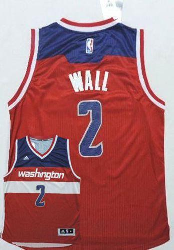 Washington Wizards 2 John Wall Red Road NBA Jersey