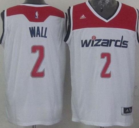 Washington Wizards 2 John Wall White Stitched Revolution 30 NBA Jersey