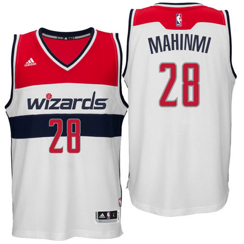 Washington Wizards 28 Ian Mahinmi Home White New Swingman Jersey