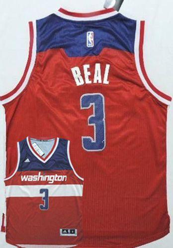 Washington Wizards 3 Bradley Beal Red Road NBA Jersey
