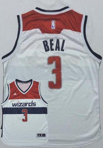 Washington Wizards 3 Bradley Beal White Home NBA Jersey