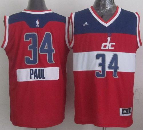 Washington Wizards 34 Paul Pierce Red 2014-15 Christmas Day NBA Jersey