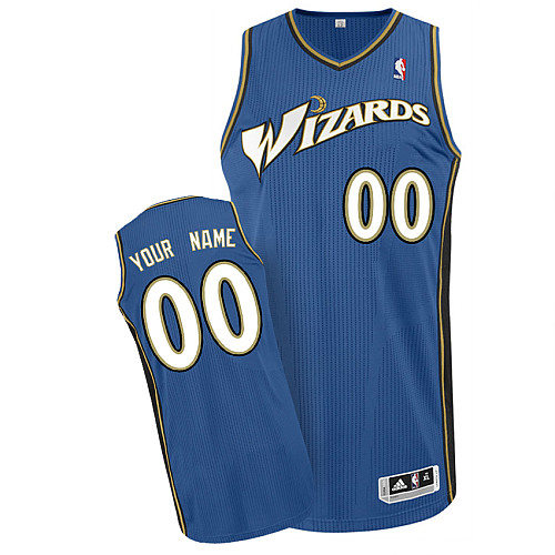 Washington Wizards Personalized custom Blue Jersey (S-3XL)