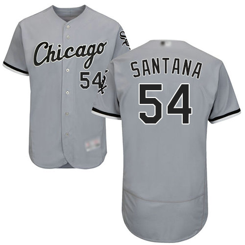 White Sox #54 Ervin Santana Grey Flexbase Authentic Collection Stitched Baseball Jersey