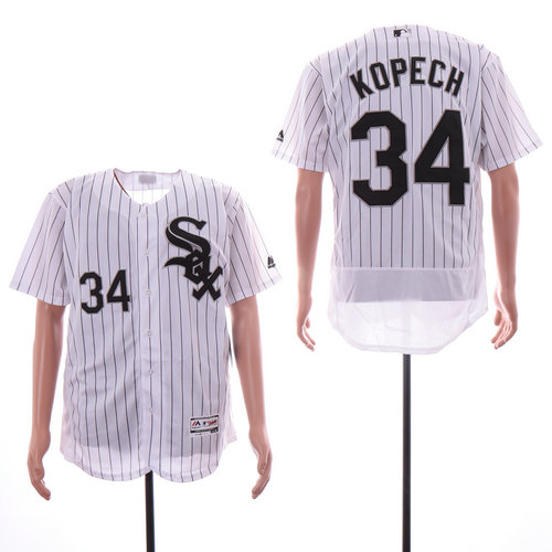 White Sox 34 Michael Kopech White Flexbase Jersey