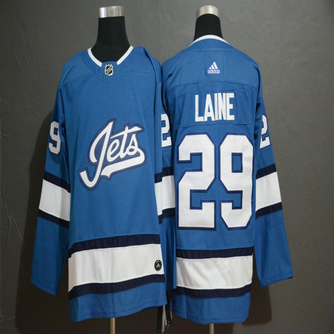 Winnipeg Jets 29 Patrik Laine Blue Alternate Adidas Jersey