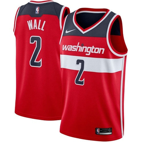 Wizards #2 John Wall Red Women's Basketball Swingman Icon Edition Jersey