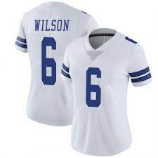 Women's  Dallas Cowboys #6 Donavan Wilson white Vapor Limited Stitched Jersey