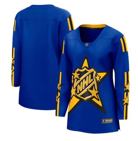 Women's All-Star Game 2024 Blue Breakaway Stitched Hockey Jersey