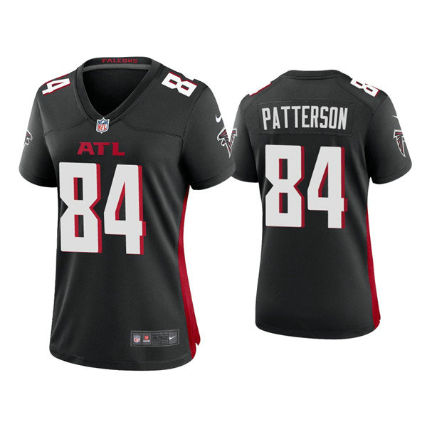Women's Atlanta Falcons #84 Cordarrelle Patterson New Black Stitched Jersey