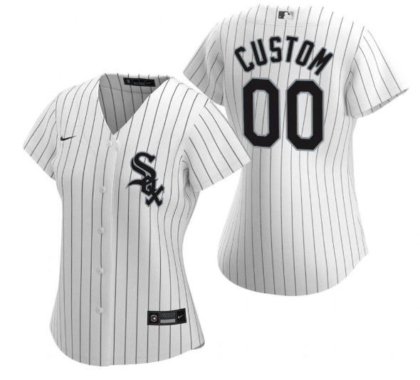 Women's Chicago White Sox Active Player Custom White Stitched Jersey