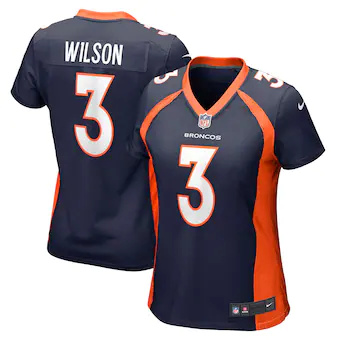 Women's Denver Broncos Russell Wilson Nike Navy Alternate Game Jersey