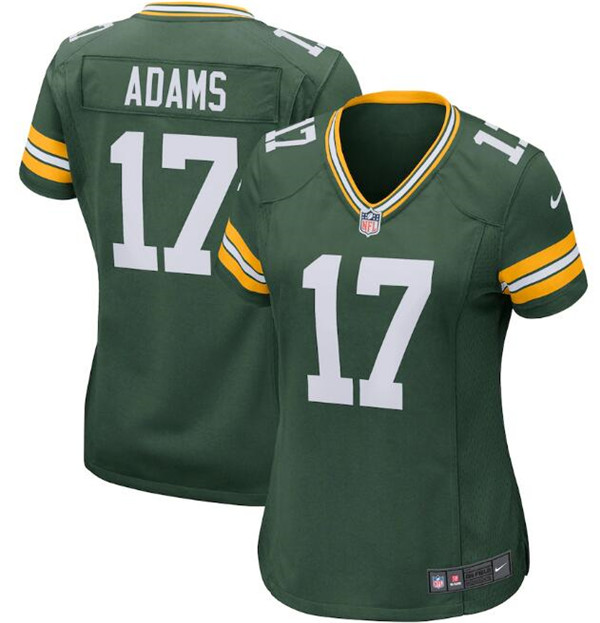 Women's Green Bay Packers #17 Davante Adams Green Vapor Untouchable Limited Stitched Jersey
